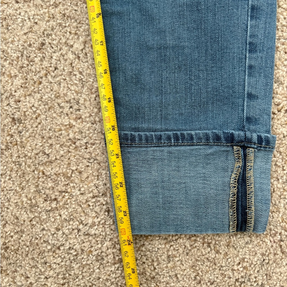 Gap Mid Rise Straight Cuff Jeans Women’s Size 0/25 Ankle Length Medium Indigo - Picture 5 of 7